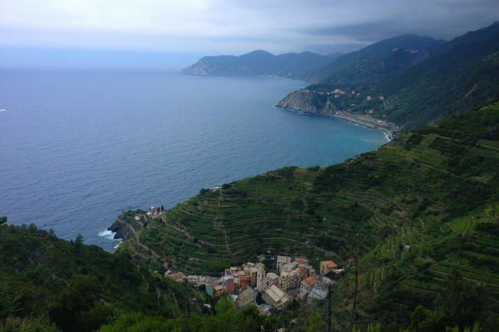 Overlooking the villages of Cinque Terre