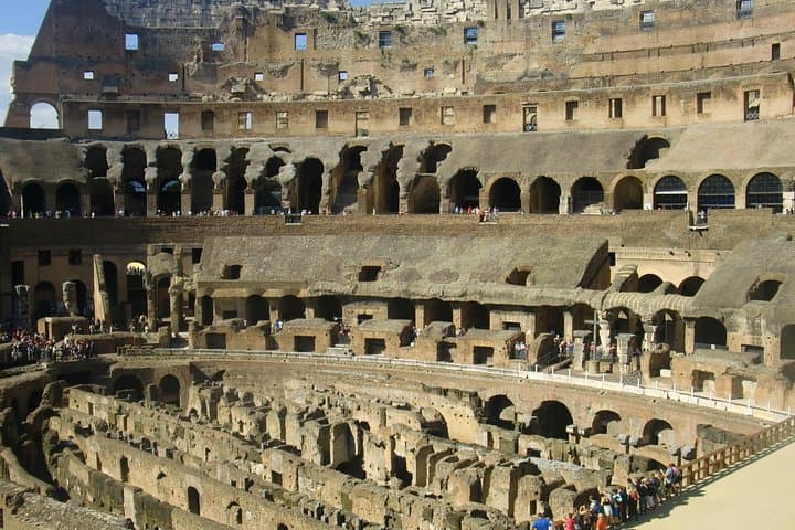 Impressive view of the Colosseum