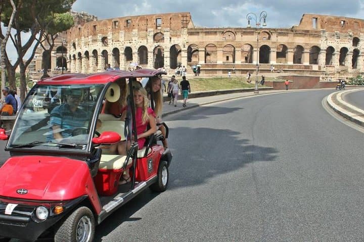 Rome by golf-cart tour full day tour