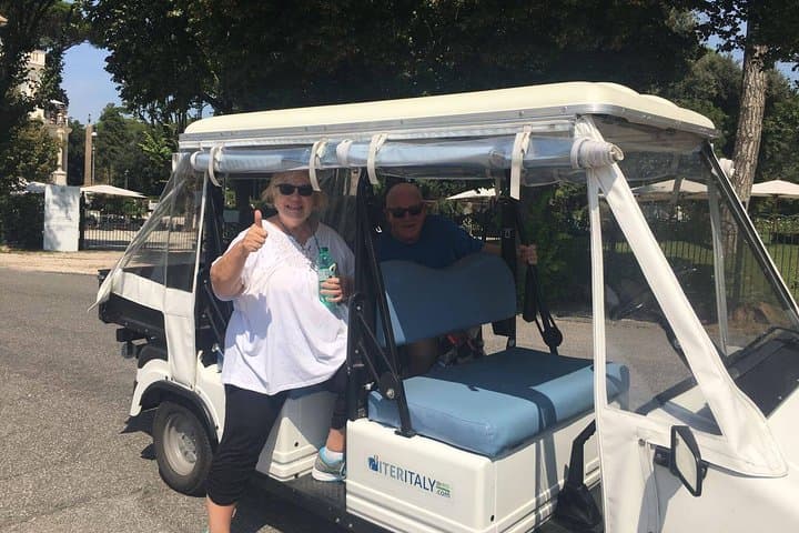 Rome Must See Golf Cart Tour: Pantheon Navona & Trevi Fountain