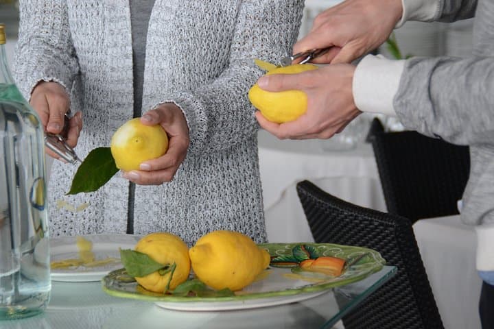 Limoncello Making and lunch with lemon base