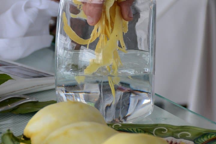 Limoncello Making and lunch with lemon base