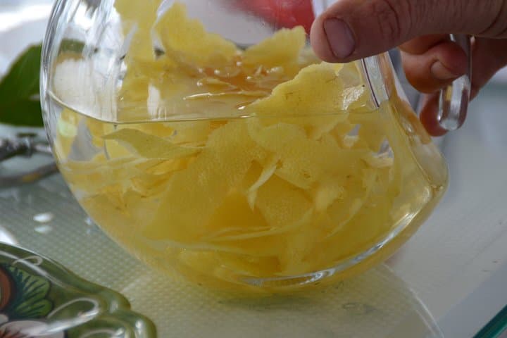 Limoncello Making and lunch with lemon base