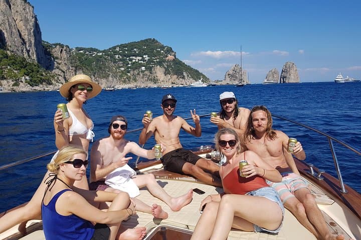 Sorrento: Capri Select Boat Trip with Swim, Drinks & Pick Up