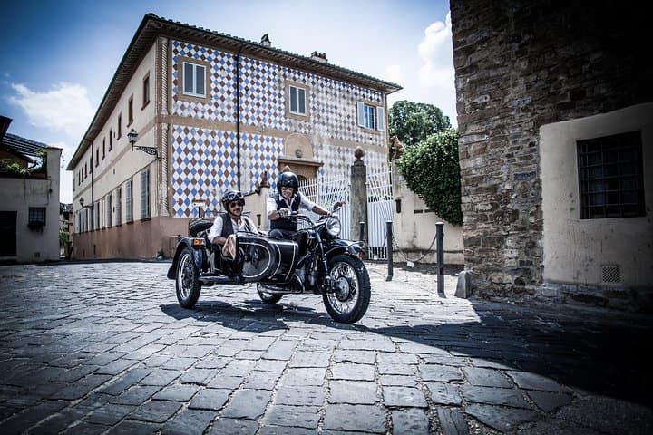 Villa Il Gioiello in Florence hills - Vintage sidecar tour of Florence with De Gustibus Tours