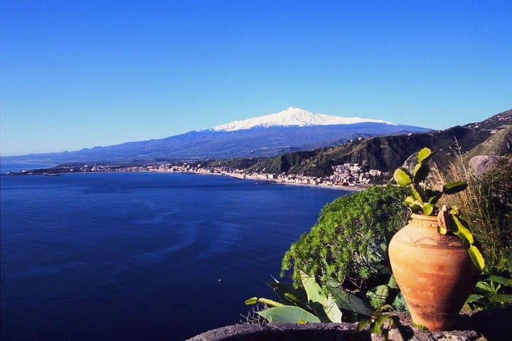 From Cefalù: Etna and Taormina - full day