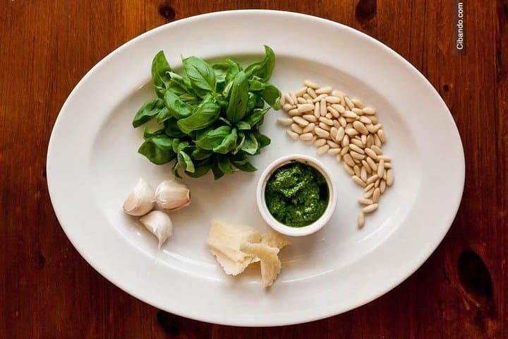 Pesto ingredients