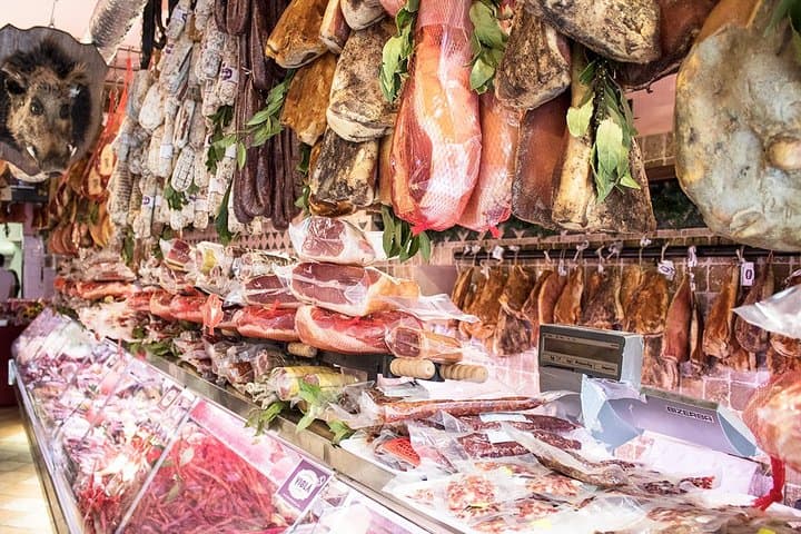 Salami and cheese tasting