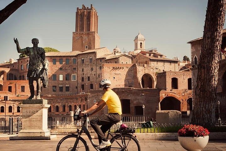 Along via dei Fori Imperiali