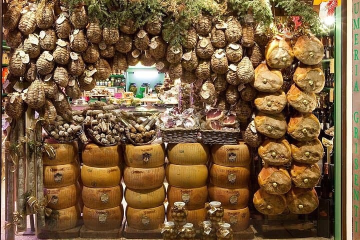 Typical Deli Store in Parma