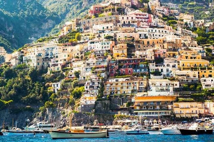 Positano from the sea
