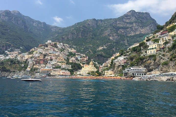 Positano from the sea