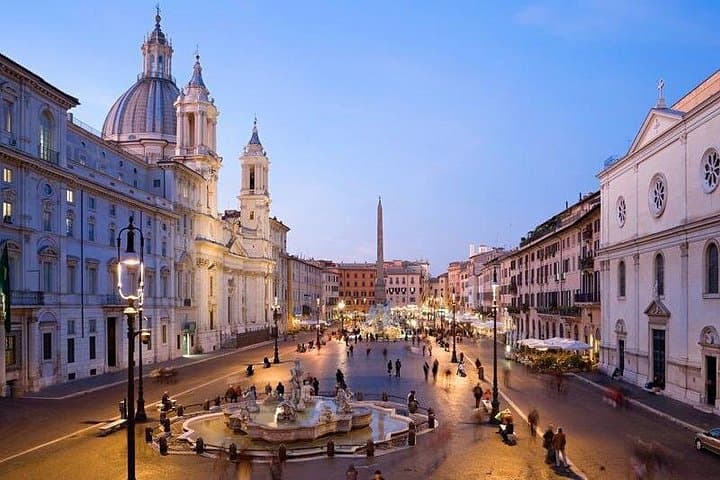 Piazza Navona at sunset