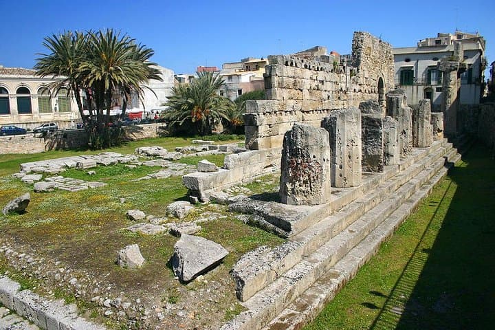 The ancient Greek Apollo temple