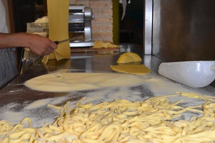 fresh pasta made by our guests