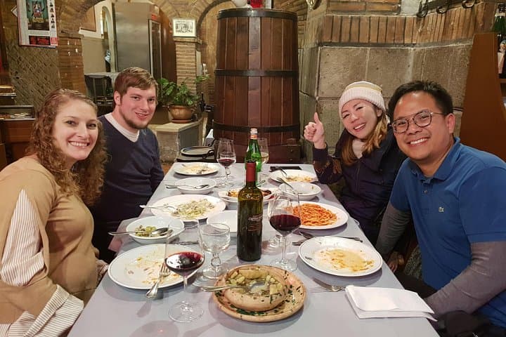Dinner among the ruins of an ancient theater