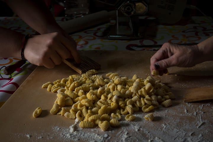 Homemade fresh pasta cooking class