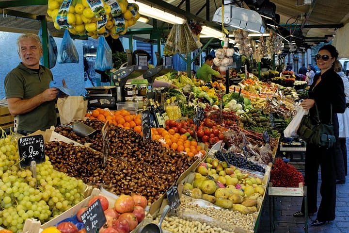 Fresh products at the farmer's market