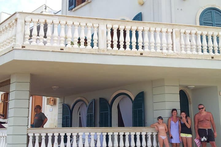 La Marinella of home Montalbano with fans