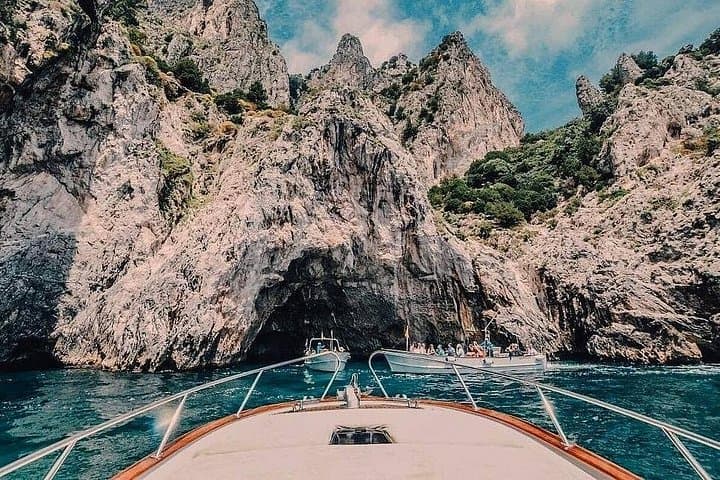 Half day tour of Capri by private boat