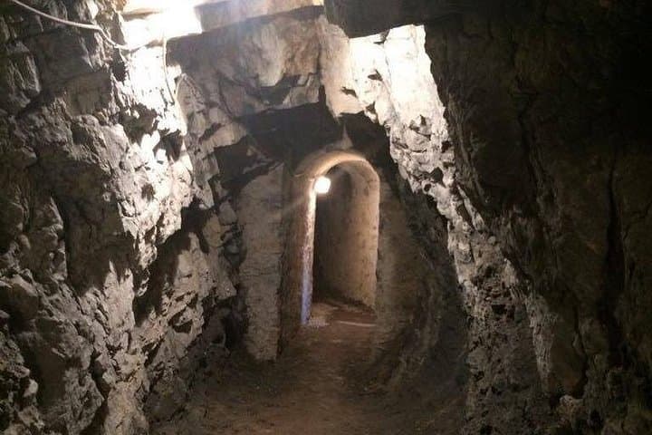 Inside a bunker