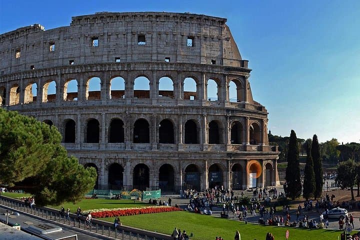 ...to the Colosseum...