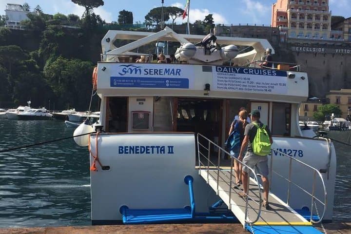 Positano & Amalfi Day Cruise From Sorrento, Seiano or C.Stabia