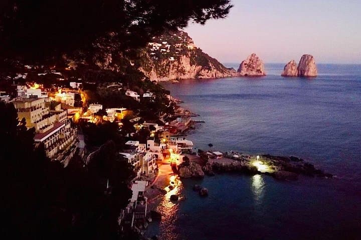 The Island of Capri by Boat Couple