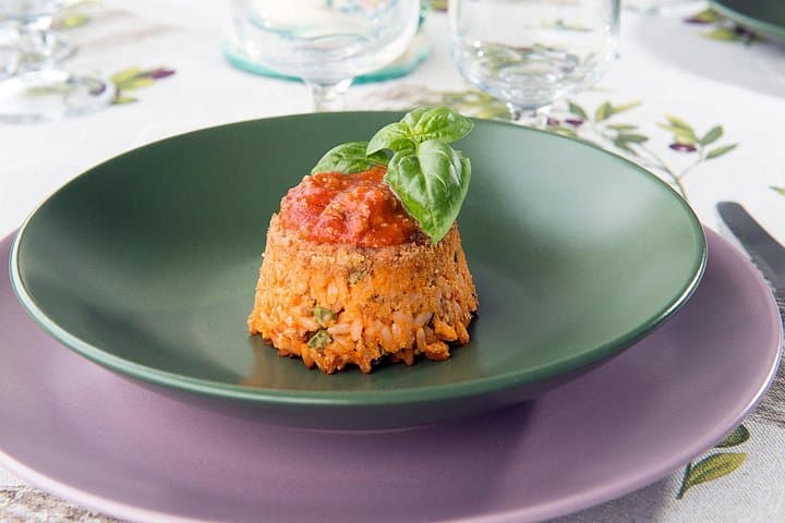 Rice timbale