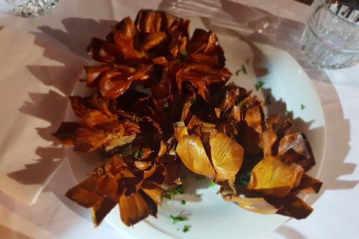 Roman style artichokes