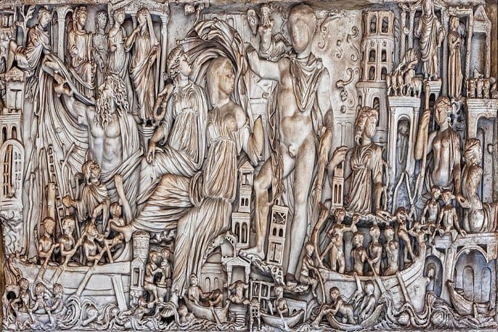 Vatican carved immage