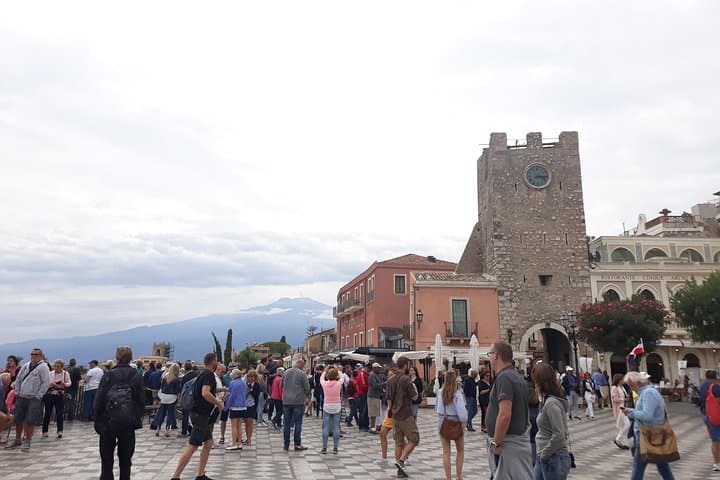 Clock tower Taormina