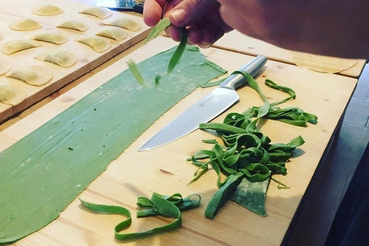 From Rome: Pasta Fresca Cooking Class in a Farmhouse with a Local