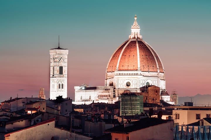 Top of Giotto's Belltower and all museums of Florence Cathedral