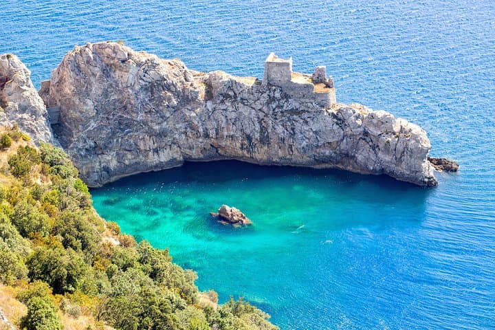 Admire the natural beauty of the Amalfi Coast and stop to swim in gorgeous spots