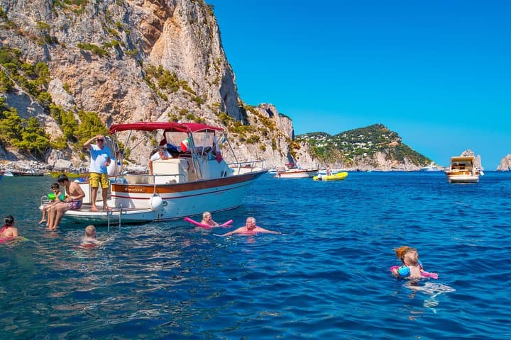 Positano: Full Day Capri Boat Tour – Small Group Experience