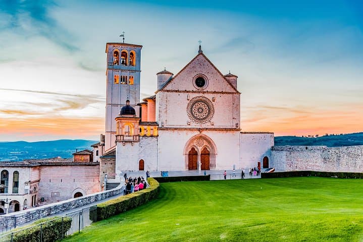 Sunset at San Francesco d' Assisi Basilca
