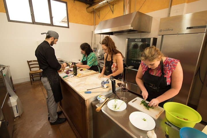Tuscan Food Cooking Class in San Gimignano Winery from Florence