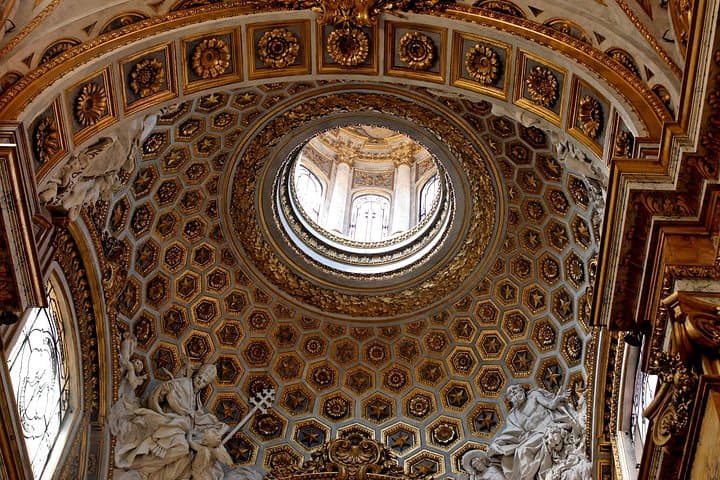 Church of San Luigi dei Francesi (detail of the dome)