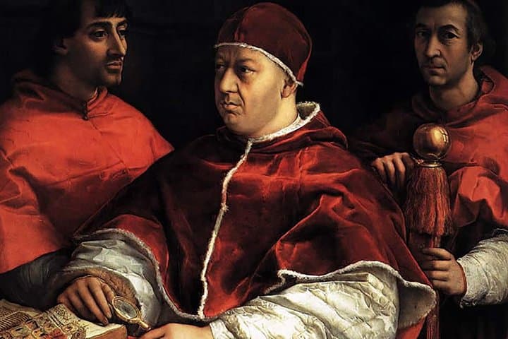 Leo X in Uffizi