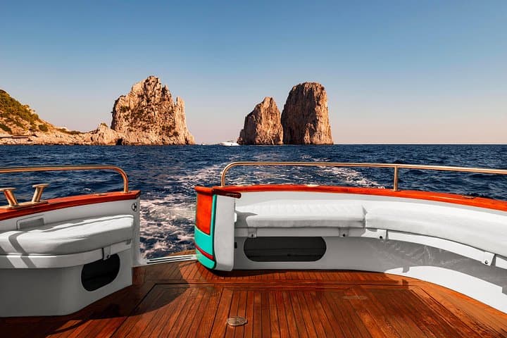 Very Small Group Capri Boat Excursion with Transfer from Sorrento