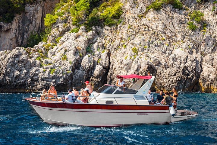 Very Small Group Capri Boat Excursion with Transfer from Sorrento