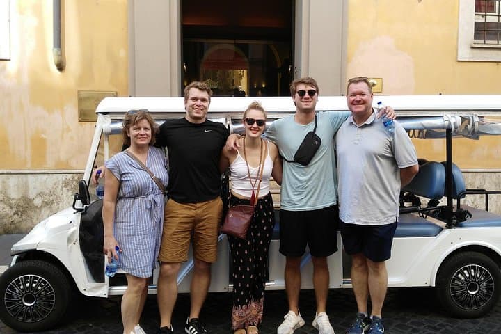 Rome on a Golf Cart Semi-Private Tour Max 6