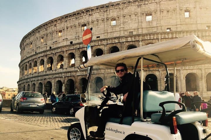 Rome on a Golf Cart Semi-Private Tour Max 6