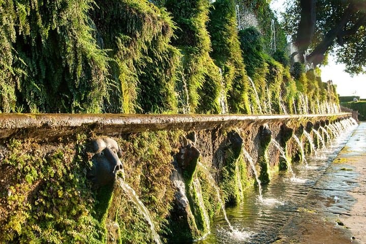 Heritage Site: Villa d'Este and Hadrian's Villa in Tivoli Tour from Rome