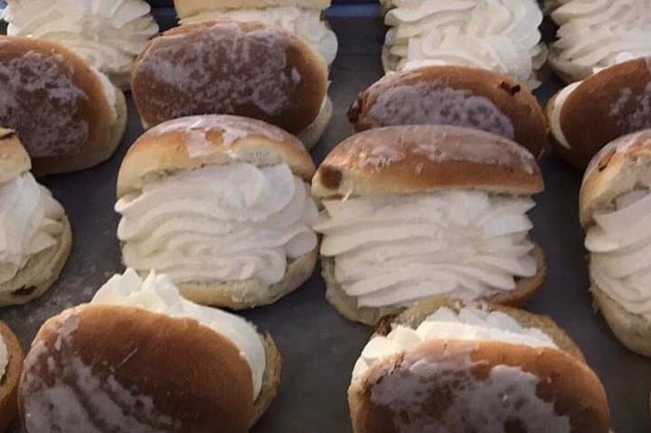 Maritozzi with cream