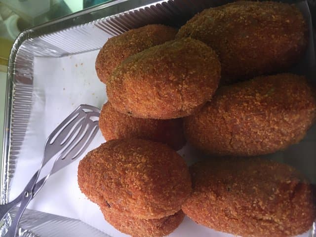 Rice balls called Supplí