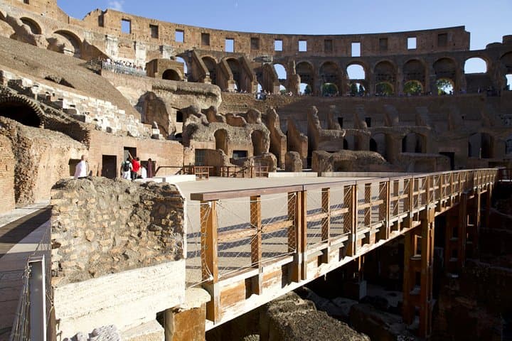 Exclusive Colosseum Gladiator's Arena Floor & Roman Forum Guided Tour|VIP Entry