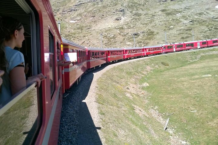 Lake Como, Swiss Alps and Bernina Train From Milan