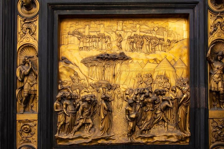 The "Gate of Paradise" or golden door